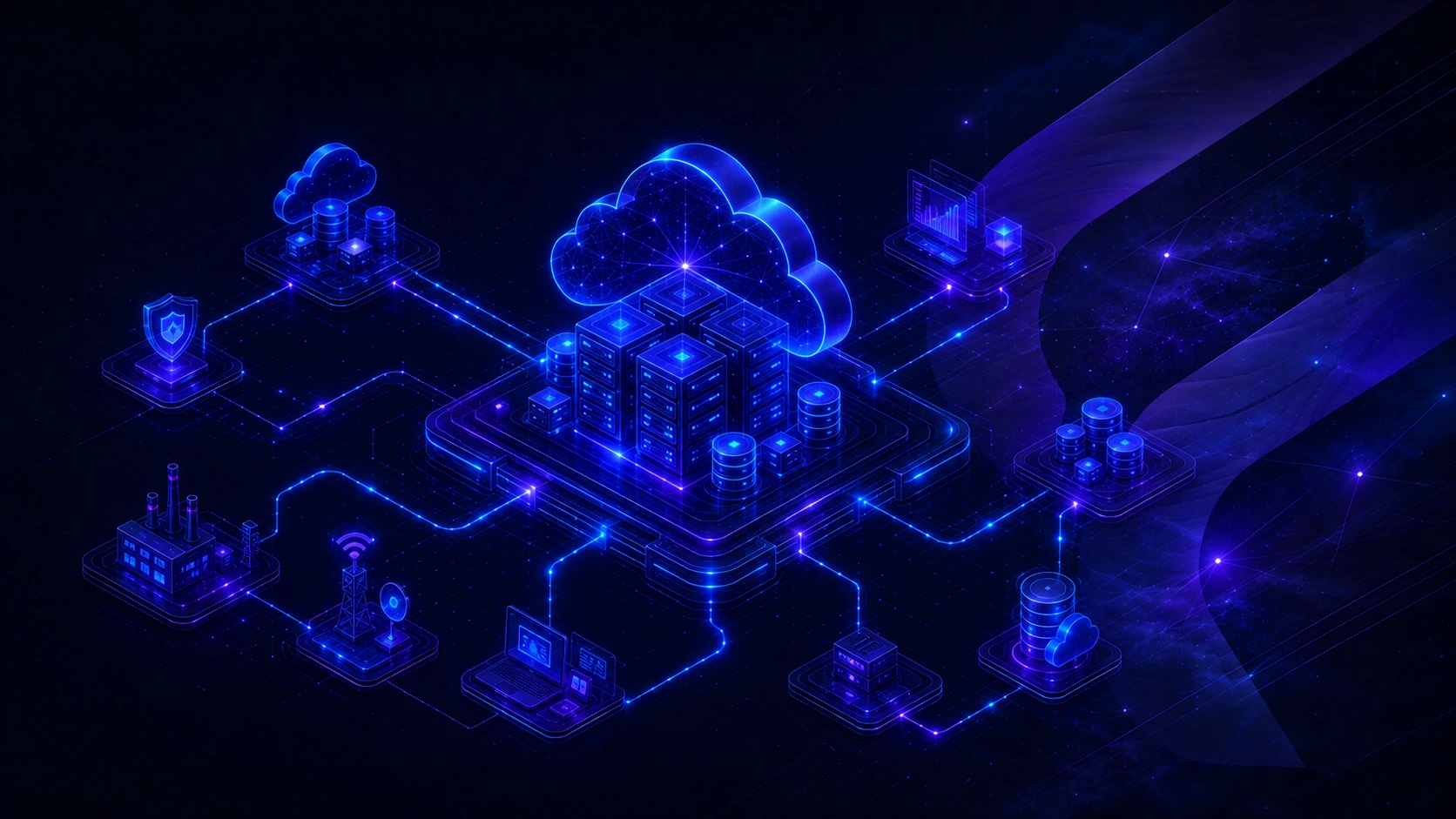 Server cloud aziendali: compute, storage, database e connettività distribuiti